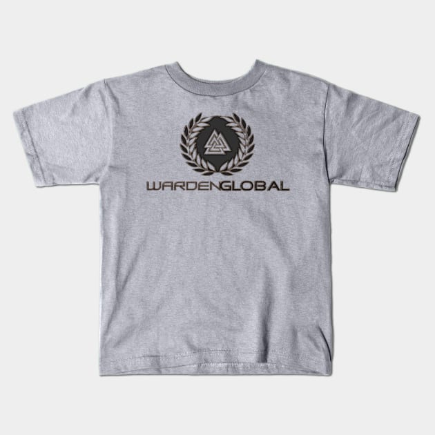 Warden Global Logo Bronze Kids T-Shirt by Viktor